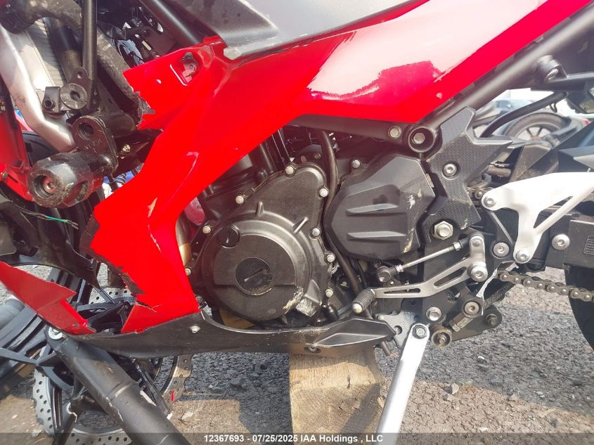 2020 Kawasaki Ex400 VIN: JKAEXKG11LDA74243 Lot: 12367693