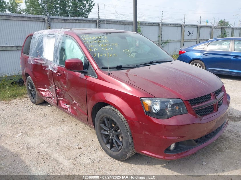 2C4RDGEG6KR722575 2019 Dodge Grand Caravan Gt auction photo 1