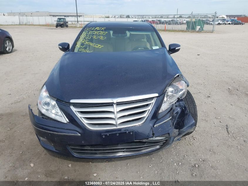 2009 Hyundai Genesis 3.8L VIN: KMHGC46E99U039090 Lot: 12368083