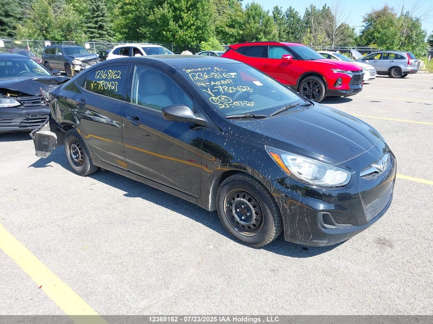2014 Hyundai Accent Gl VIN: KMHCT4AE0EU780423 Lot: 12368162