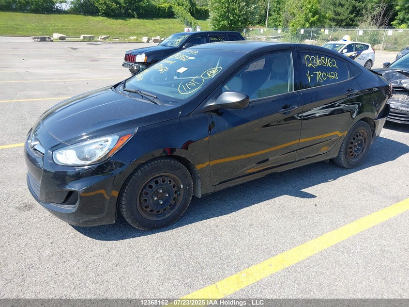 2014 Hyundai Accent Gl VIN: KMHCT4AE0EU780423 Lot: 12368162