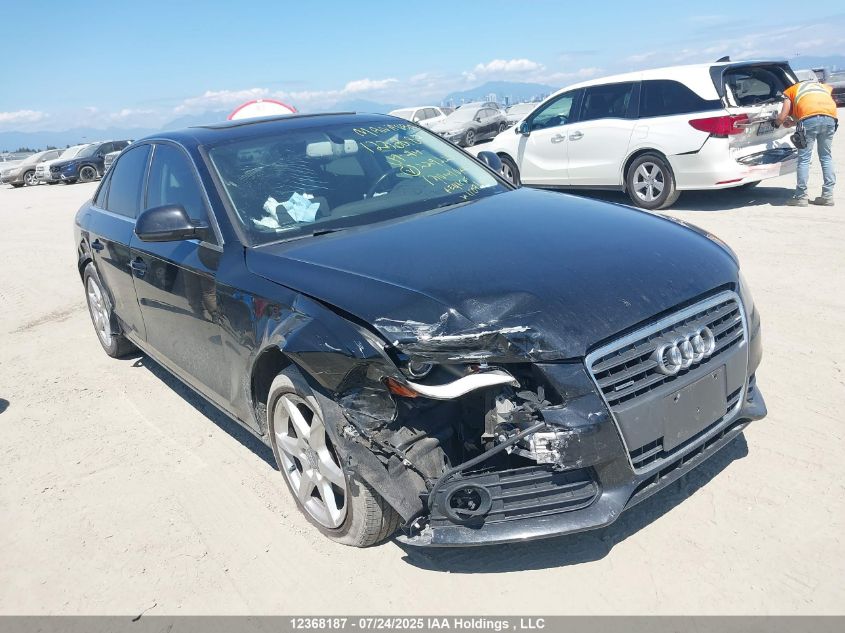 2009 Audi A4 2.0T Quattro VIN: WAULF68K59A229220 Lot: 12368187