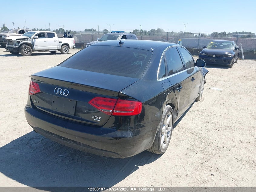 2009 Audi A4 2.0T Quattro VIN: WAULF68K59A229220 Lot: 12368187