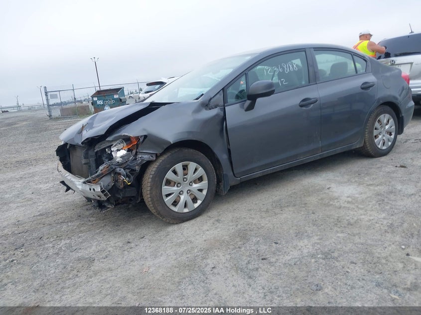 2012 HONDA CIVIC SEDAN 1.8L I-4 VVT, 140HP