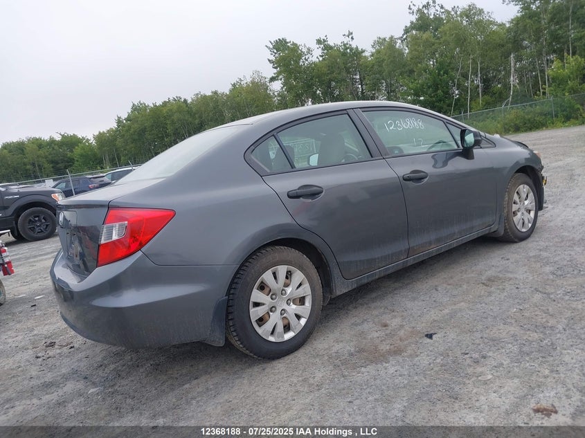 2012 HONDA CIVIC SEDAN 1.8L I-4 VVT, 140HP
