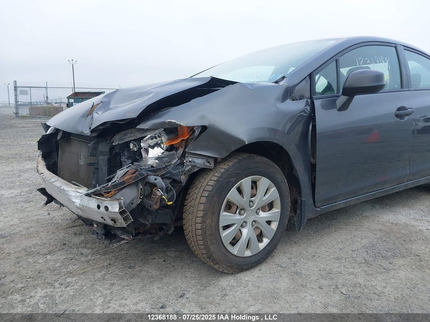 2012 HONDA CIVIC SEDAN 1.8L I-4 VVT, 140HP