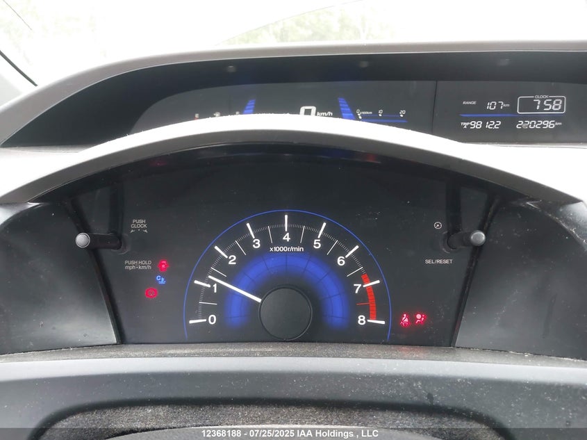 2012 HONDA CIVIC SEDAN 1.8L I-4 VVT, 140HP