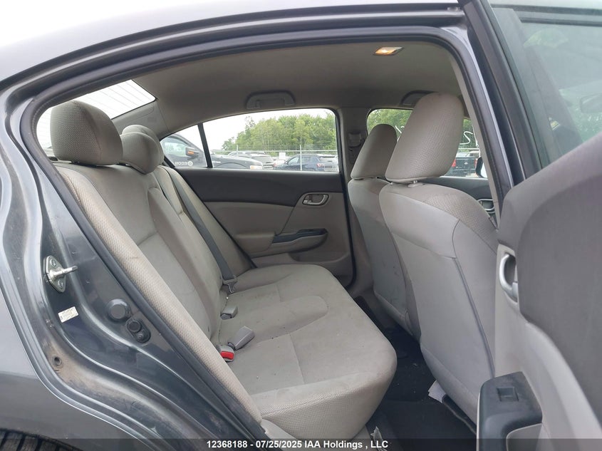 2012 HONDA CIVIC SEDAN 1.8L I-4 VVT, 140HP
