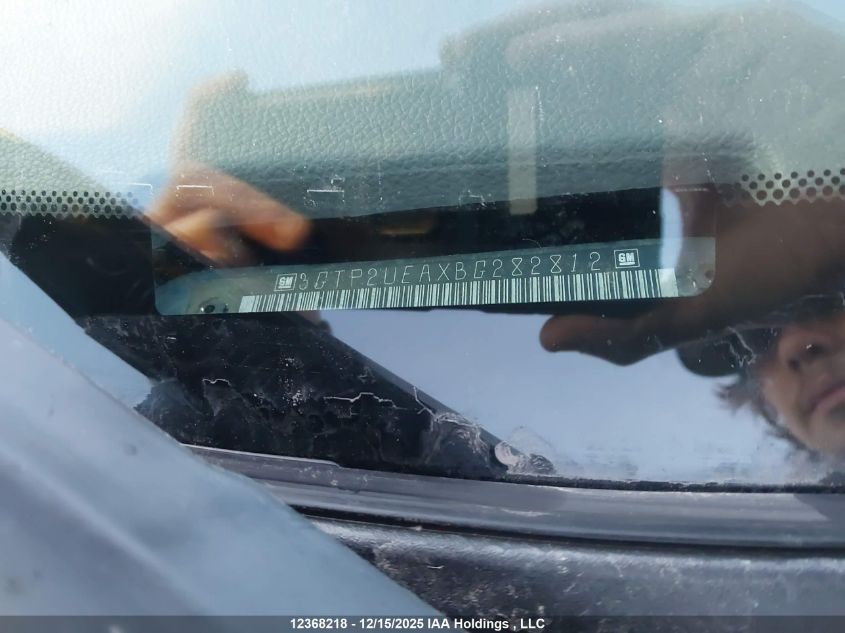 2011 GMC Sierra 1500 VIN: 3GTP2UEAXBG282812 Lot: 12368218