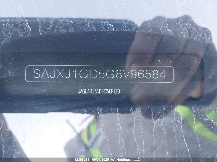 2016 Jaguar Xj Portfolio/R-Sport VIN: SAJXJ1GD5G8V96584 Lot: 12368268