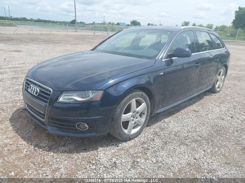 2009 Audi A4 2.0T Avant VIN: WAUXF78K39A154394 Lot: 12368316