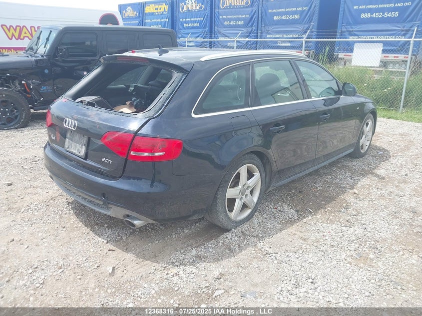 2009 Audi A4 2.0T Avant VIN: WAUXF78K39A154394 Lot: 12368316