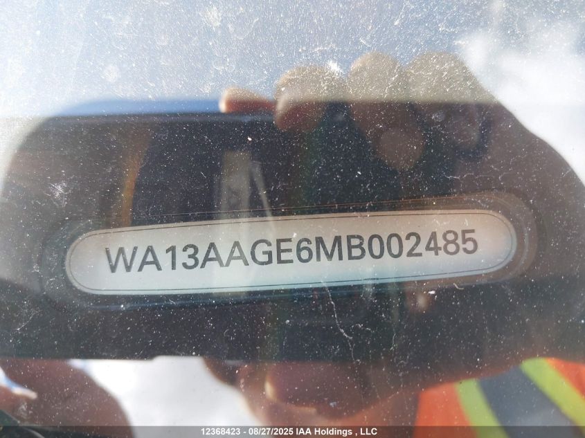 2021 Audi E-Tron 55 Technik VIN: WA13AAGE6MB002485 Lot: 12368423