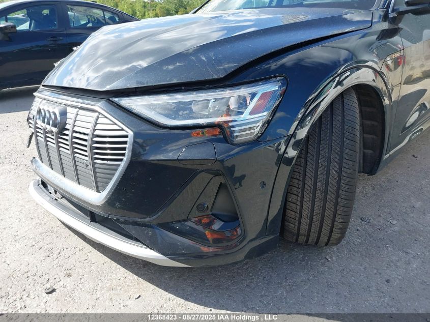 2021 Audi E-Tron 55 Technik VIN: WA13AAGE6MB002485 Lot: 12368423