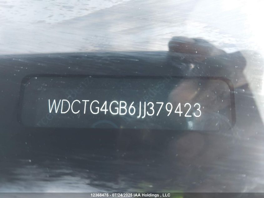 2018 Mercedes-Benz Gla 250 4Matic VIN: WDCTG4GB6JJ379423 Lot: 12368475