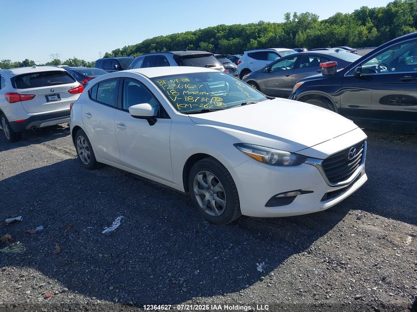 JM1BN1K74J1187314 2018 Mazda Mazda3 Gx auction photo 1