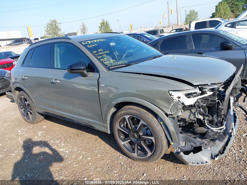 2022 Audi Q3 VIN: WA1EECF36N1032053 Lot: 12368636