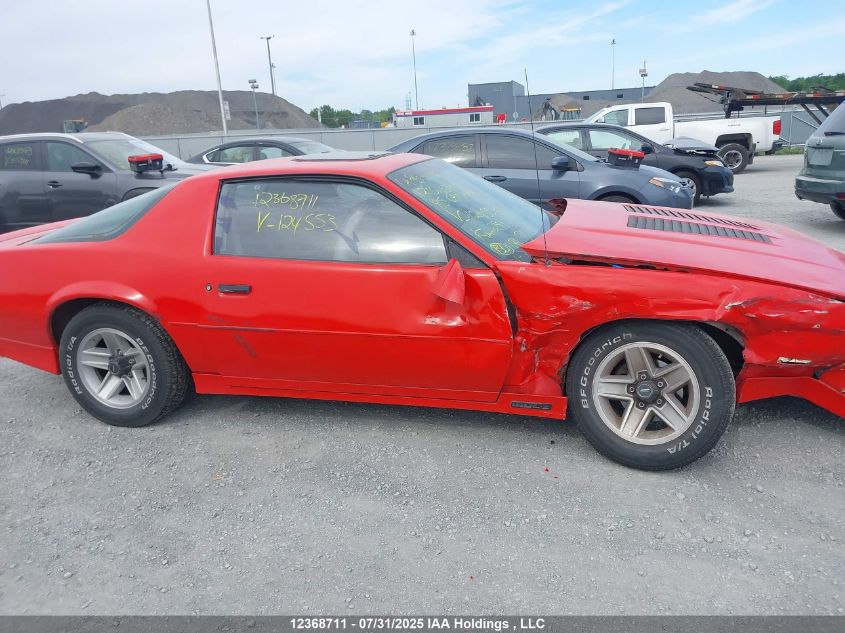 1985 Chevrolet Camaro VIN: 1G1FP87S1FN124553 Lot: 12368711