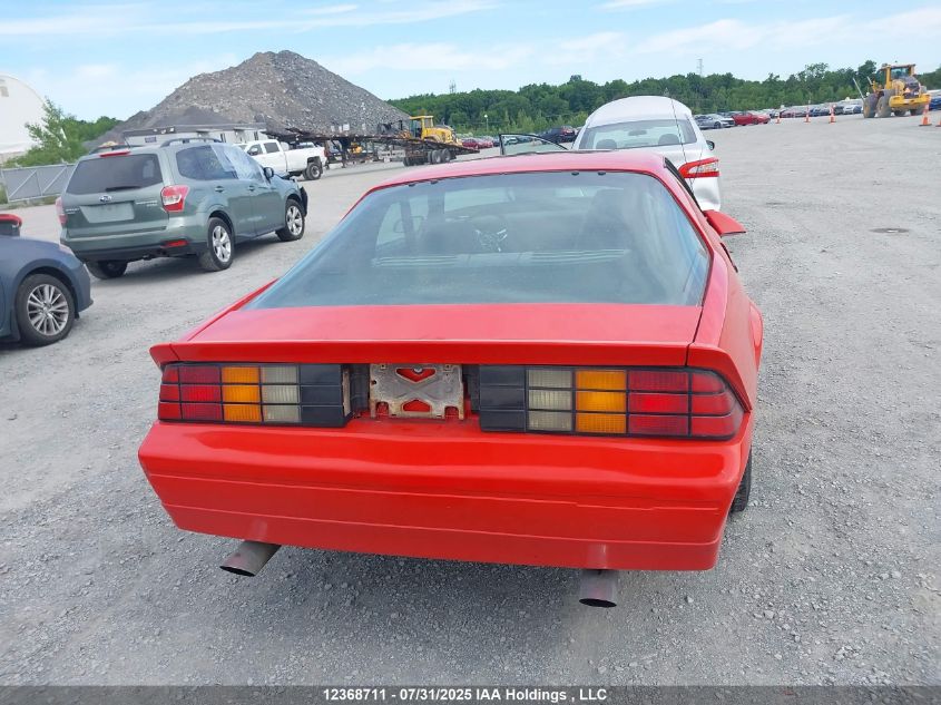 1985 Chevrolet Camaro VIN: 1G1FP87S1FN124553 Lot: 12368711