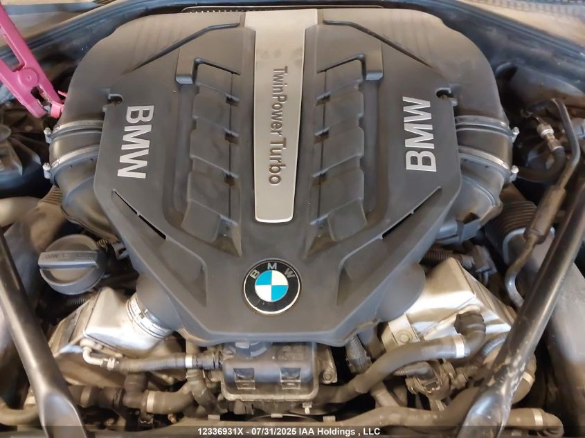 2012 BMW 650I xDrive VIN: WBALZ5C52CDW99794 Lot: 12336931X