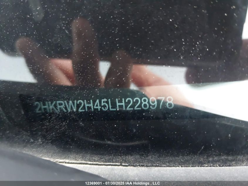 2020 Honda Cr-V Sport VIN: 2HKRW2H45LH228978 Lot: 12369001