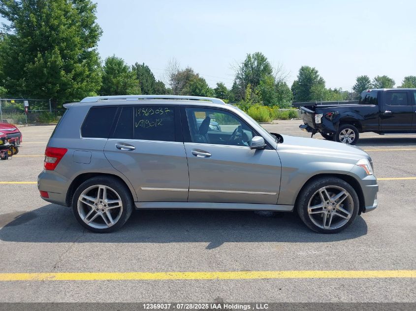 2012 Mercedes-Benz Glk 350 4Matic VIN: WDCGG8HB3CF719012 Lot: 12369037