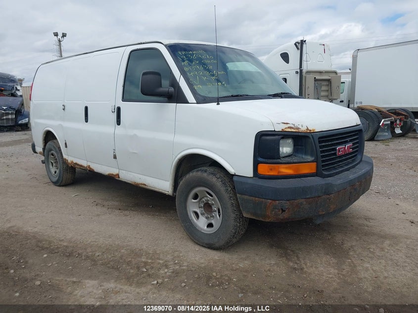 1GCGG25C981139638 2008 Chevrolet Express Cargo auction photo 1