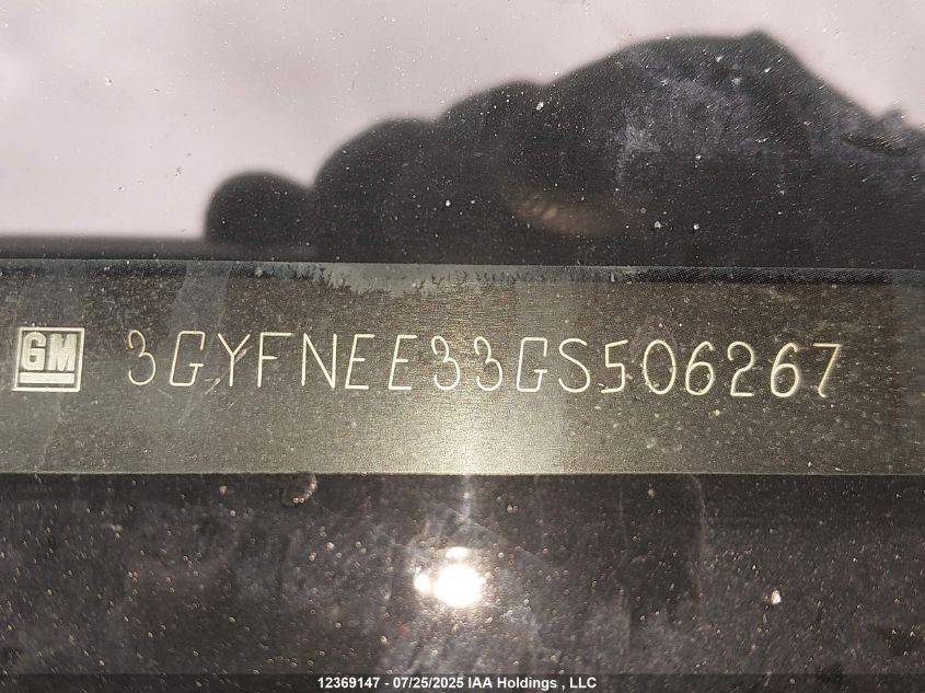 2016 Cadillac Srx Luxury Collection VIN: 3GYFNEE33GS506267 Lot: 12369147