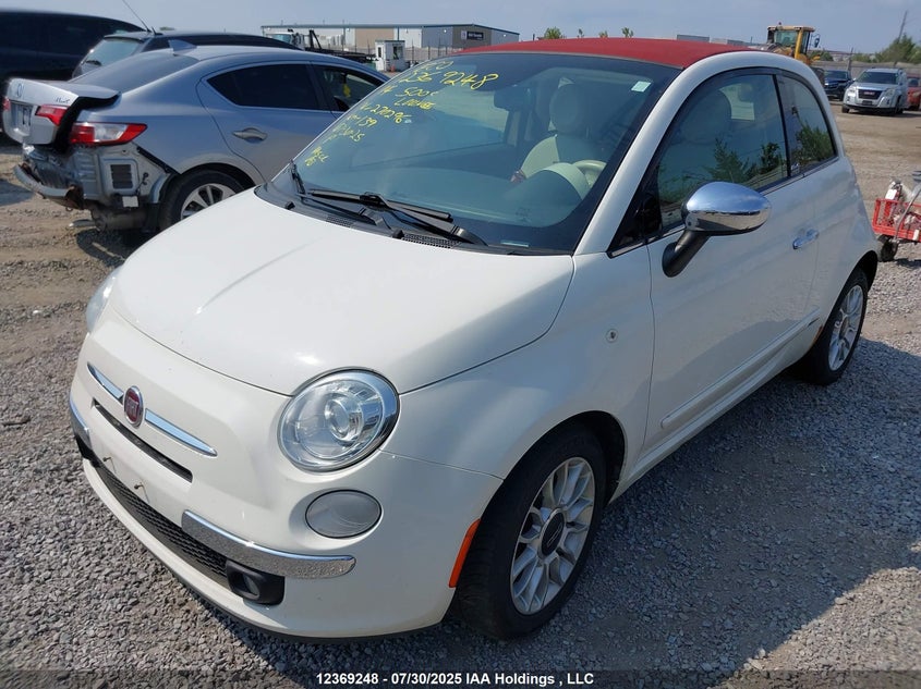 2014 Fiat 500C Lounge VIN: 3C3CFFER7ET270296 Lot: 12369248