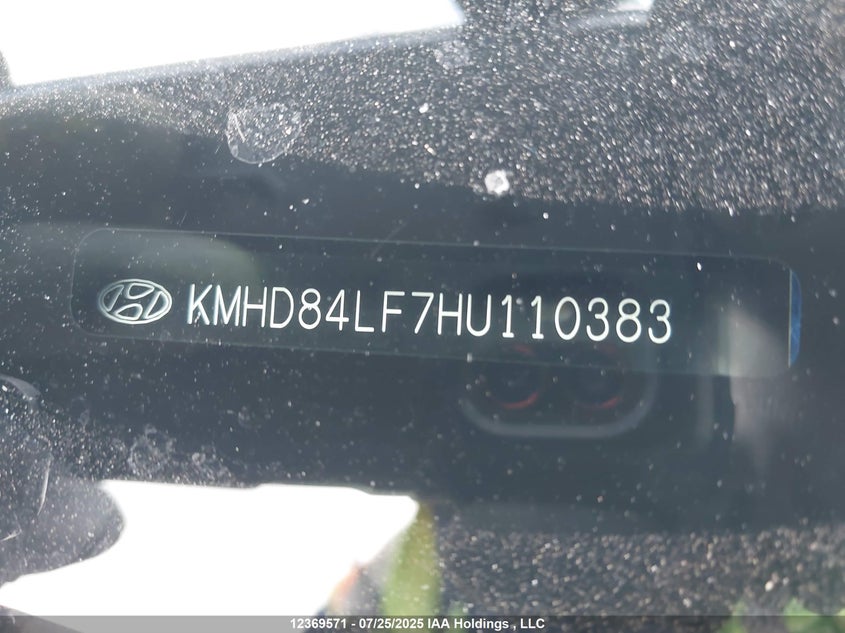 KMHD84LF7HU110383 2017 HYUNDAI ELANTRA photo no. 20