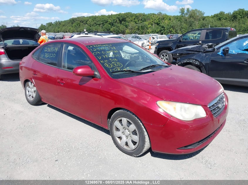 KMHDU45DX9U782320 2009 Hyundai Elantra Gls/Se auction photo 1