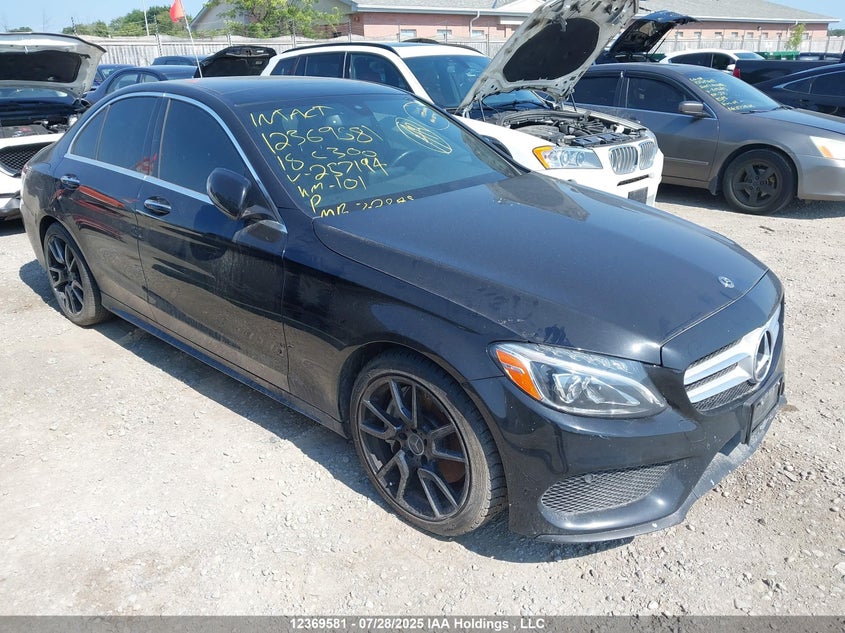 55SWF4KB6JU257194 2018 Mercedes-Benz C 300 4Matic auction photo 1