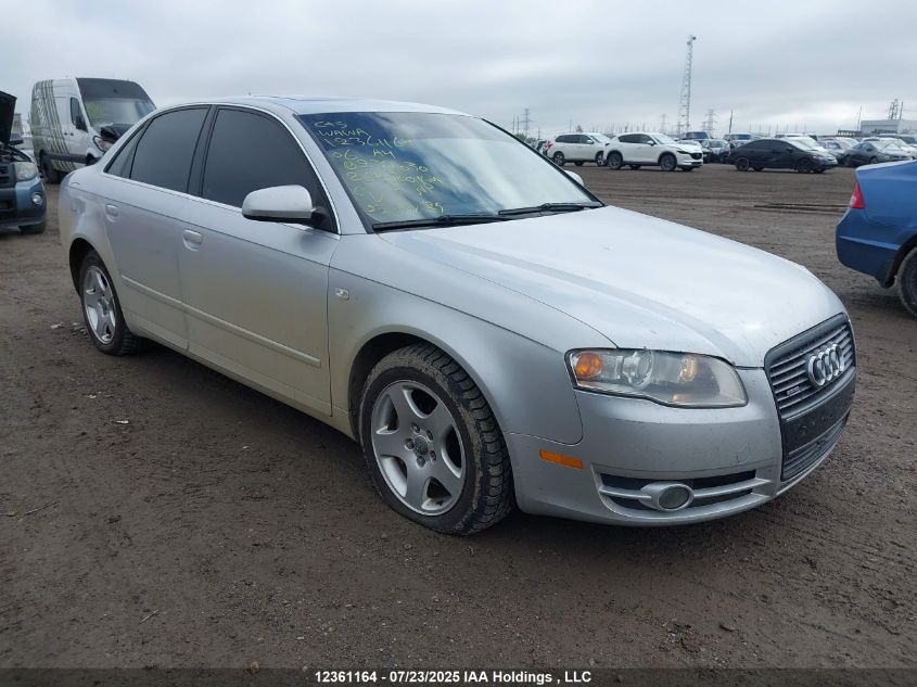 2006 Audi A4 2.0T VIN: WAUDF78E66A239030 Lot: 12361164X