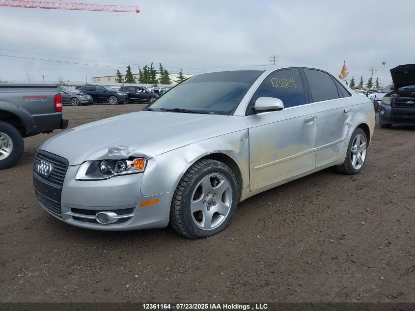 2006 Audi A4 2.0T VIN: WAUDF78E66A239030 Lot: 12361164X