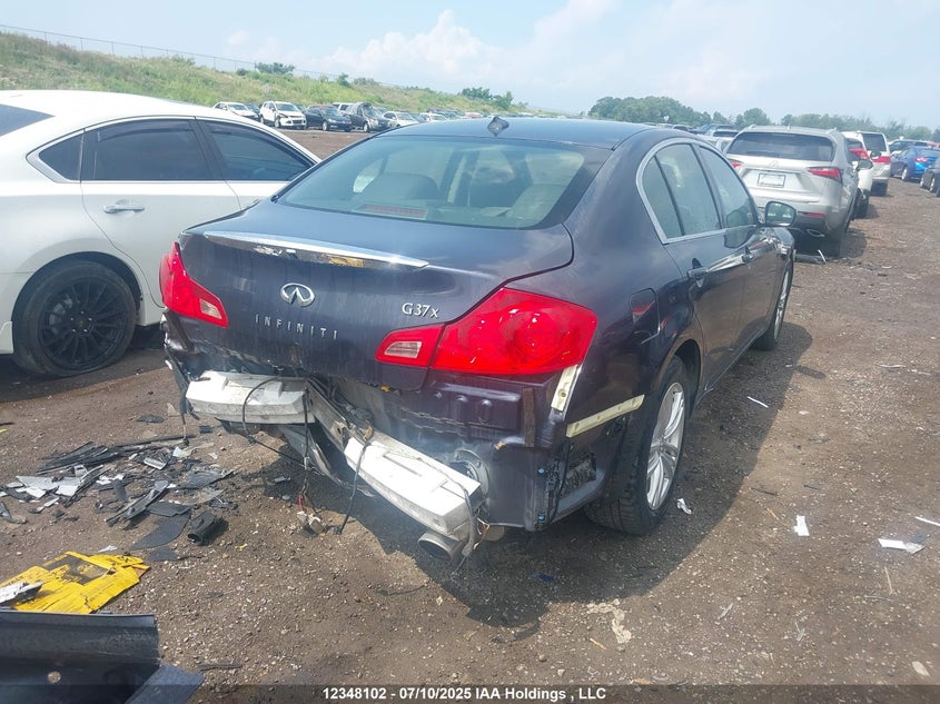 2010 Infiniti G37X VIN: JN1CV6AR9AM457370 Lot: 12348102X