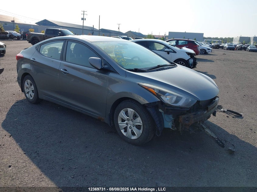 5NPDH4AEXEH523077 2014 Hyundai Elantra L auction photo 1