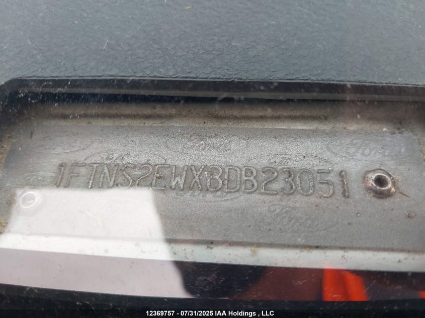 2011 Ford E-250 Commercial VIN: 1FTNS2EWXBDB23051 Lot: 12369757