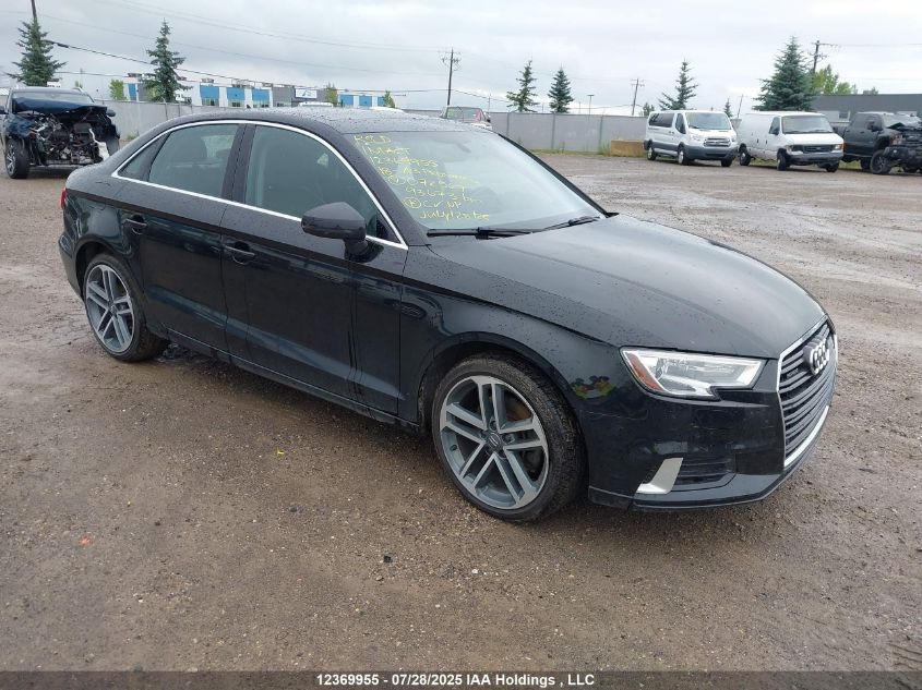 2018 Audi A3 Progressiv VIN: WAUE8GFF2J1072569 Lot: 12369955