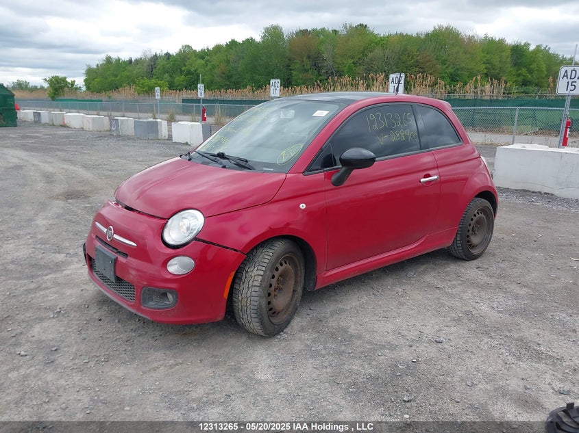 2014 Fiat 500 Sport VIN: 3C3CFFBR6ET282900 Lot: 12313265X