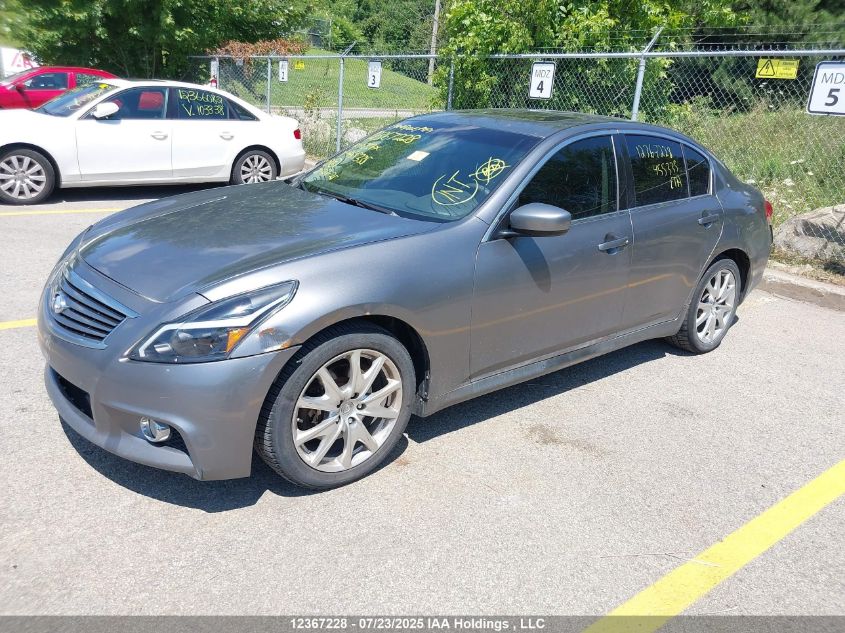 2010 Infiniti G37X VIN: JN1CV6AR8AM455335 Lot: 12367228X