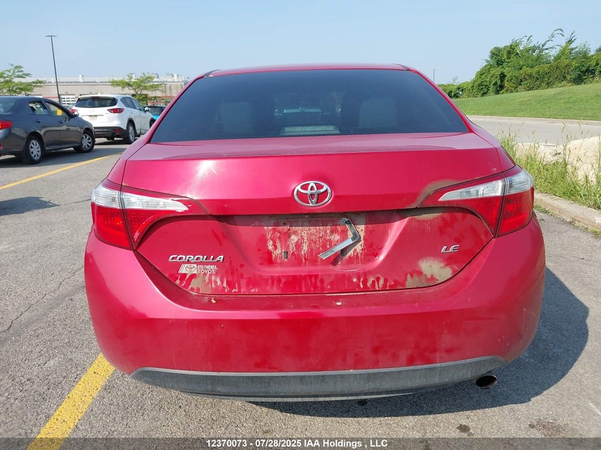 2014 Toyota Corolla L/Le/Le Pls/Prm/S/S Pls VIN: 2T1BURHE4EC181778 Lot: 12370073