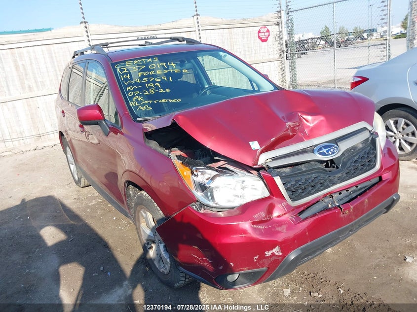 JF2SJCHC1EH457691 2014 Subaru Forester 2.5I Limited auction photo 1