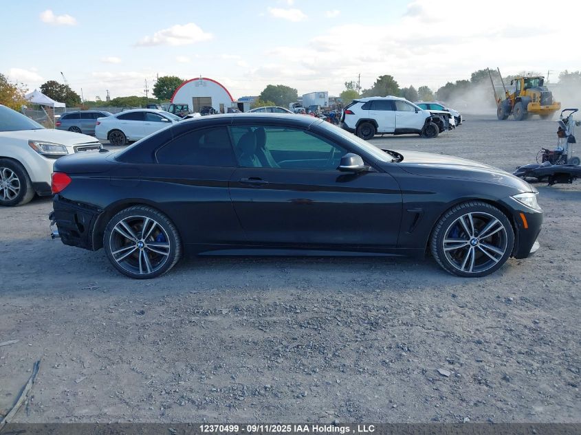 2017 BMW 440I xDrive VIN: WBA4U1C56H5A15765 Lot: 12370499