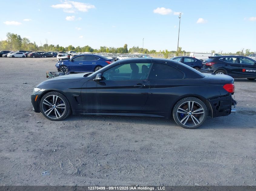 2017 BMW 440I xDrive VIN: WBA4U1C56H5A15765 Lot: 12370499