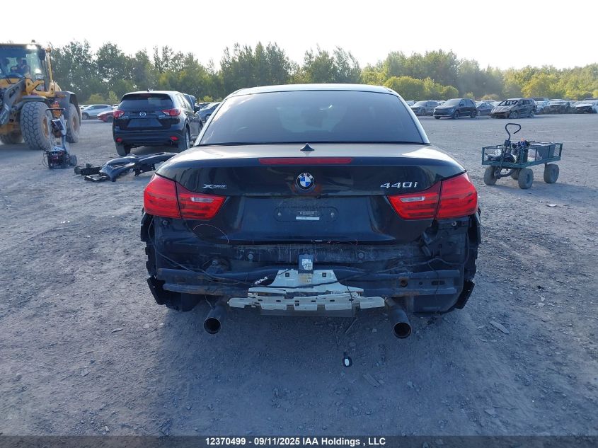 2017 BMW 440I xDrive VIN: WBA4U1C56H5A15765 Lot: 12370499