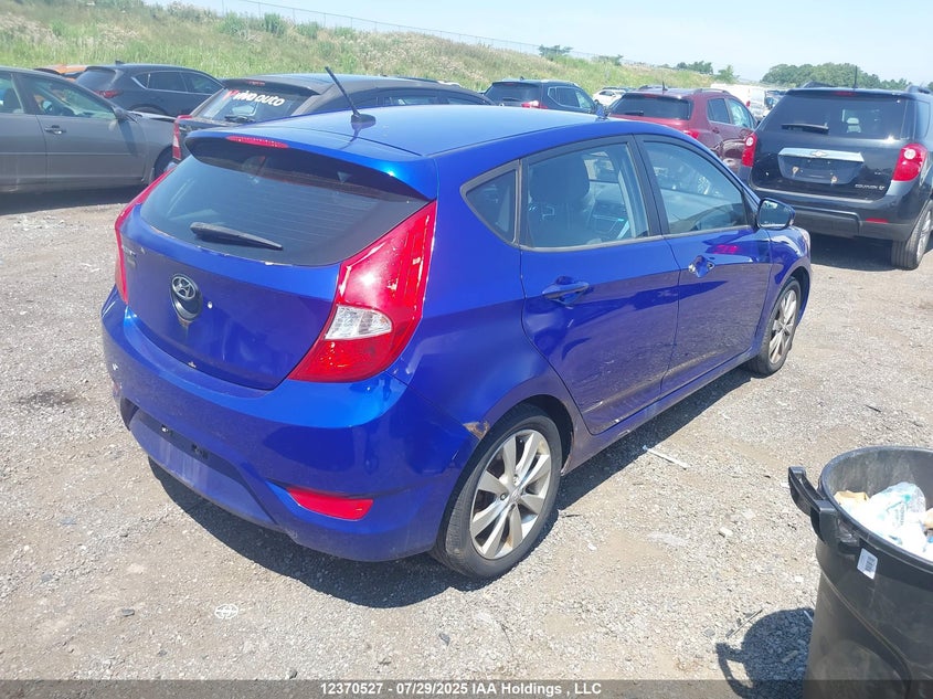 2012 Hyundai Accent Gls VIN: KMHCU5AE9CU020751 Lot: 12370527