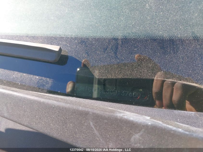 2012 Mazda 5 VIN: JM1CW2CL3C0137600 Lot: 12370542