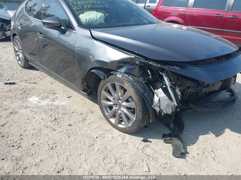 2020 Mazda Mazda3 Gt VIN: JM1BPBMM7L1148495 Lot: 12370732