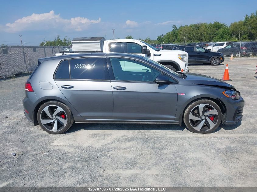 2019 Volkswagen Golf Gti 5-Door/5-Door Autobahn/5-Door Rabbit VIN: 3VW6T7AU4KM019689 Lot: 12370759