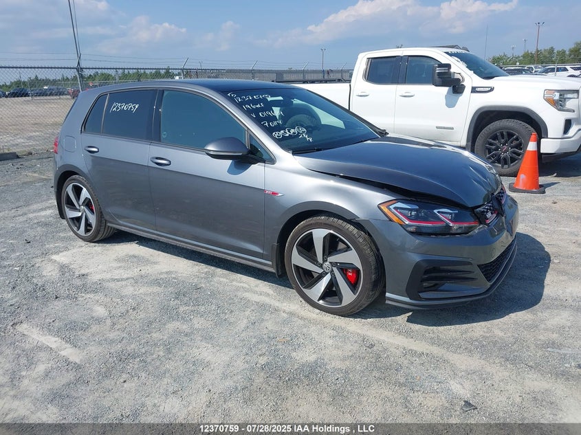 3VW6T7AU4KM019689 2019 Volkswagen Golf Gti 5-Door/5-Door Autobahn/5-Door Rabbit auction photo 1